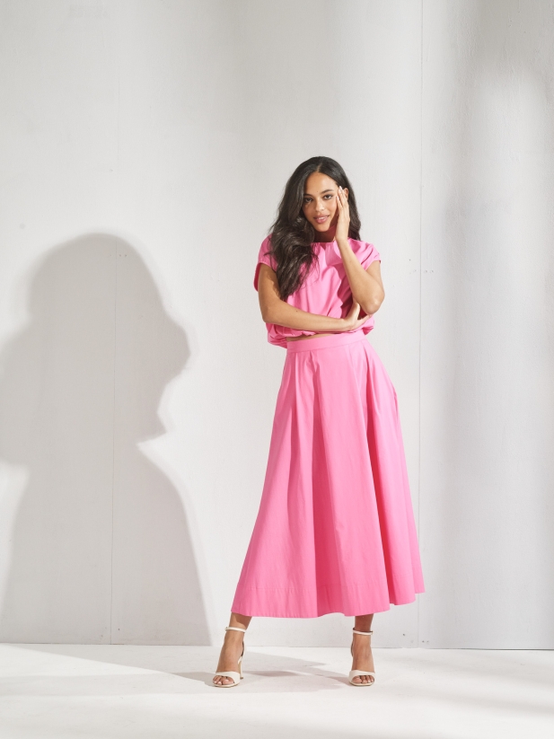 48-Colette bloes - Rozette rok fuxia