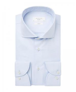 slim fit hemd BLAUW