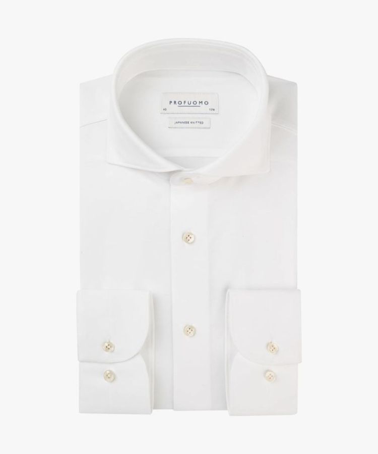 Japanese knitted shirt CUTAWAY SF SC WHITE 2 White