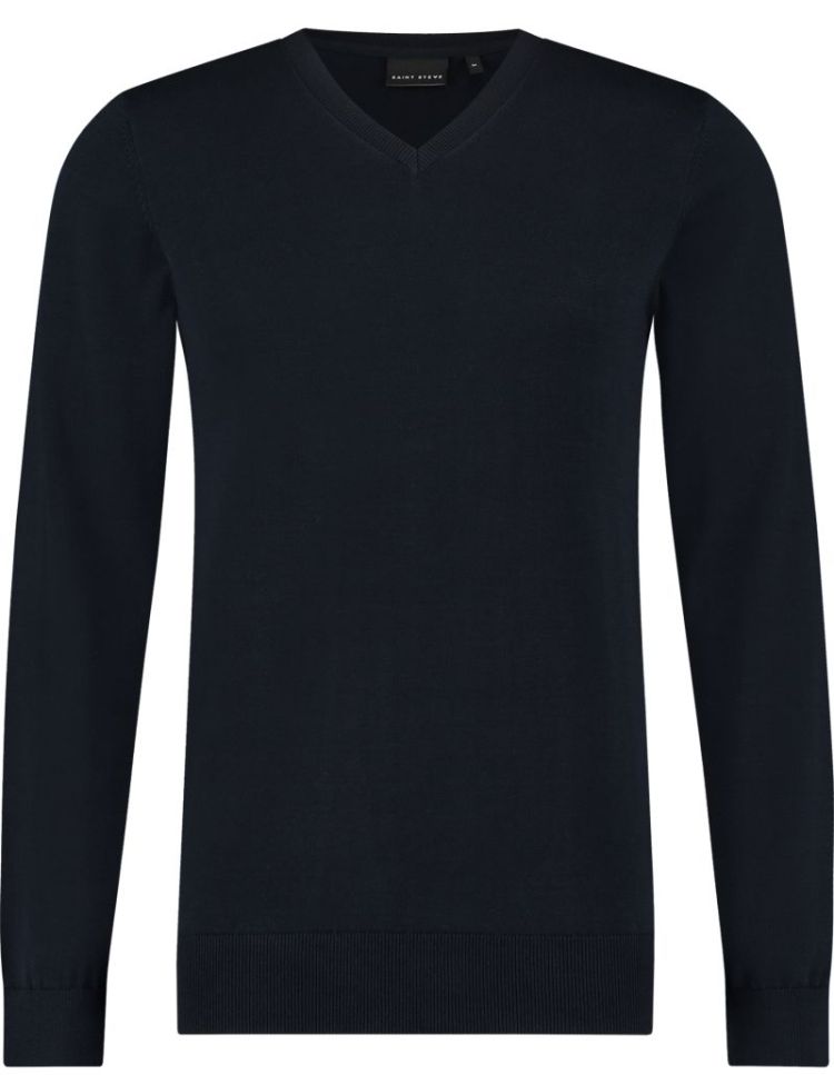 BOB V NECK 19479 dark navy