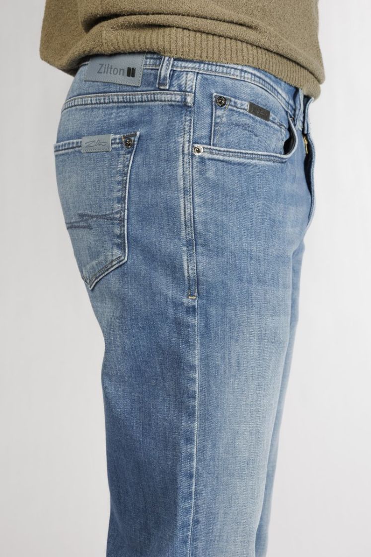 regualr fit 5-pocket jeans Zilton 920 Mid blue de