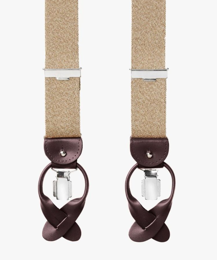 PP2L00012C BRACES BEIGE MELANGE F Beige