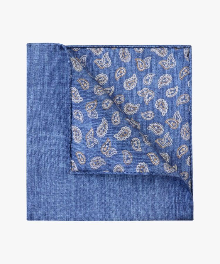 PPVN10063A PSQ SILK DOUBLE PRINT NAVY P Navy