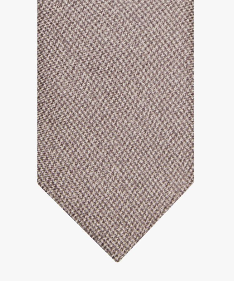 PPVA30018C TIE SILK PRINT BEIGE F Beige