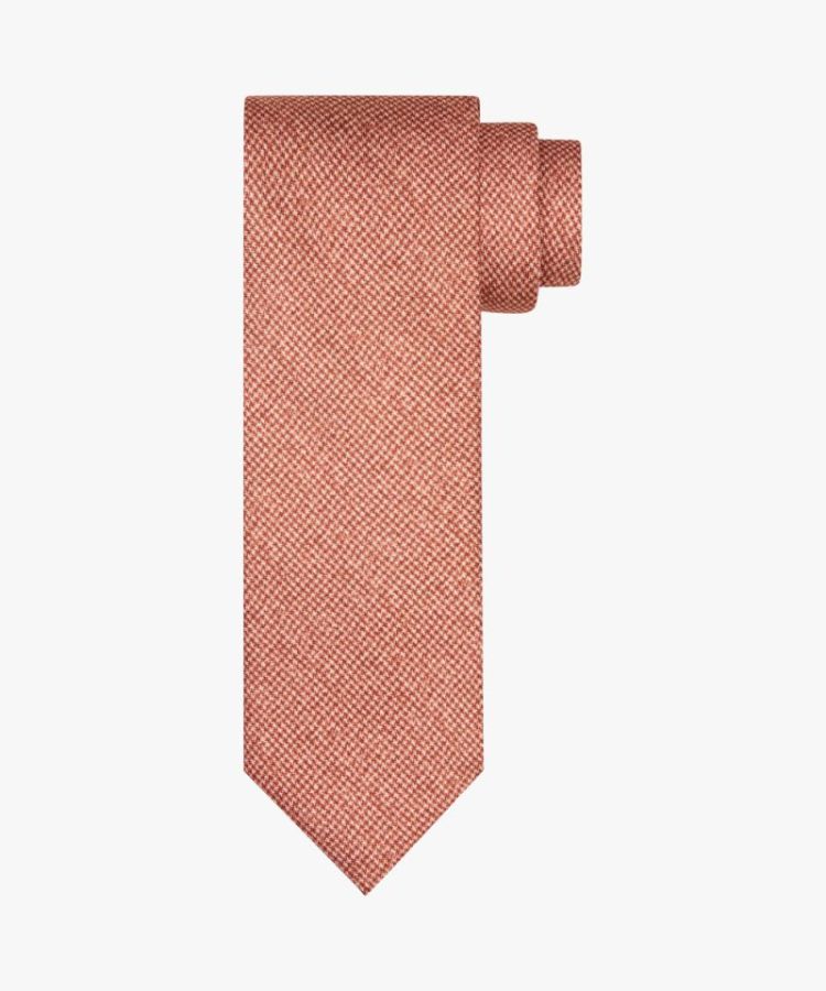 PPVA30018D TIE SILK PRINT RUST Y Rust