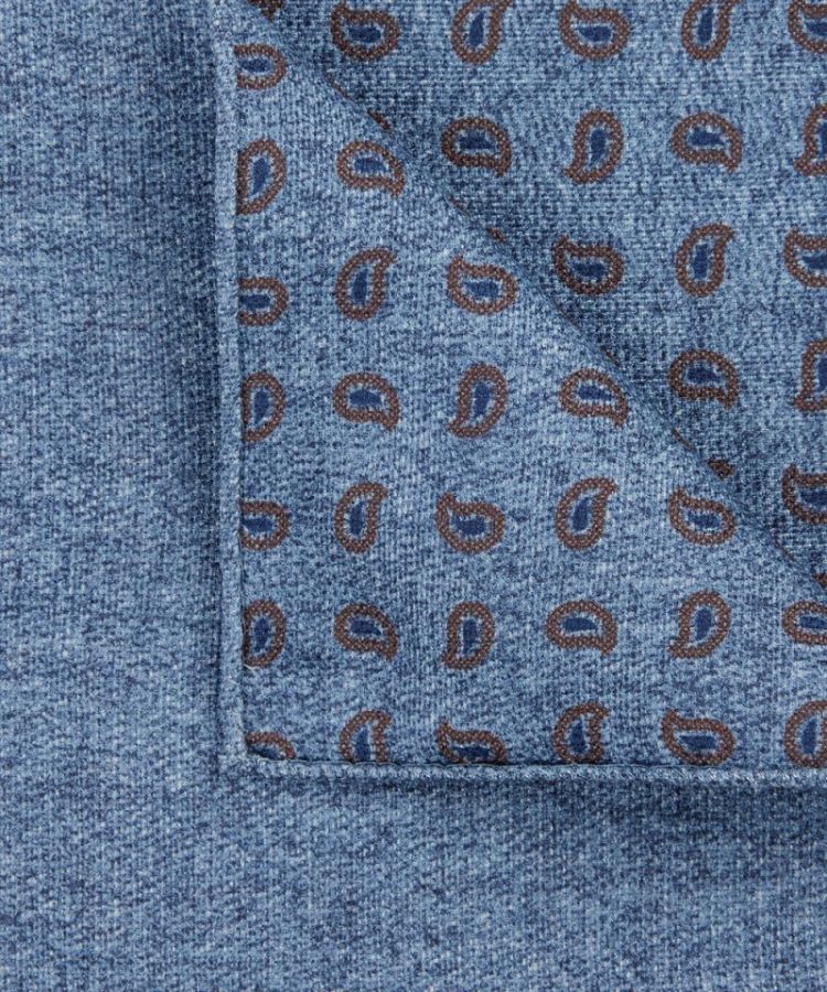 PPVN30030B PSQ SILK DOUBLE PRINT BLUE M Blue
