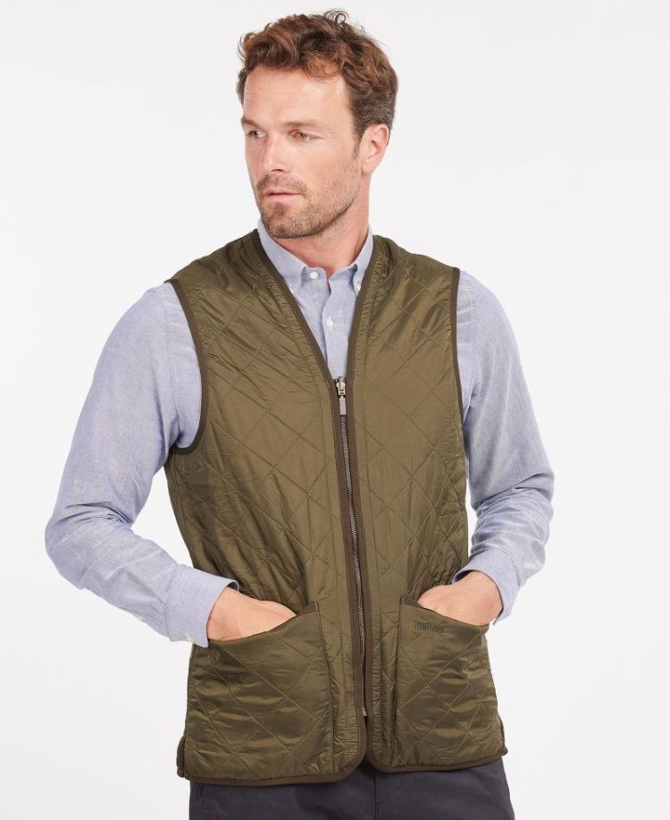 polarquilt waistcoat NOS - OL91 OLIV