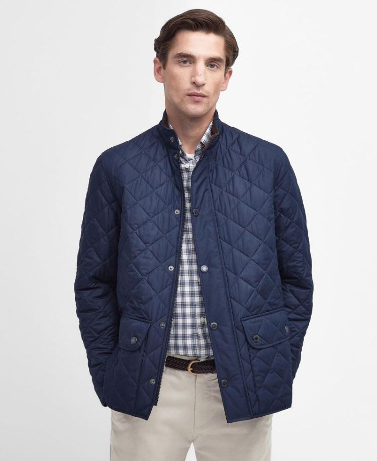 lowerdale quilted jacket ny51 navy 