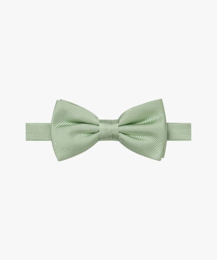 PP2V00010B BOWTIE SILK WOVEN LIGHT GREEN Z1 Light green