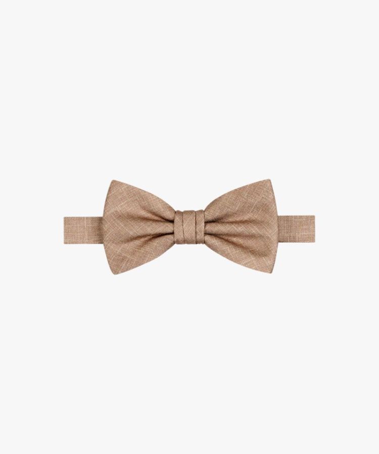 PPWV10039H BOWTIE SILK PRINT BEIGE F Beige