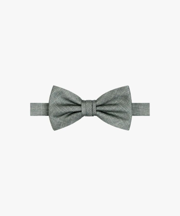 PPWV10039I BOWTIE SILK PRINT GREEN Z Green