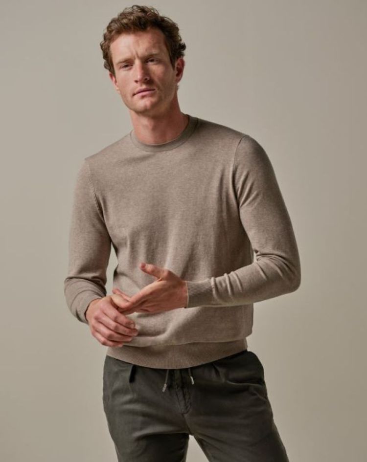 PP2J00008C PULLOVER CREW NECK BEIGE F Beige