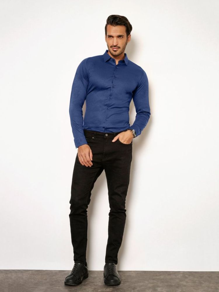 97028-3 501 blue pique