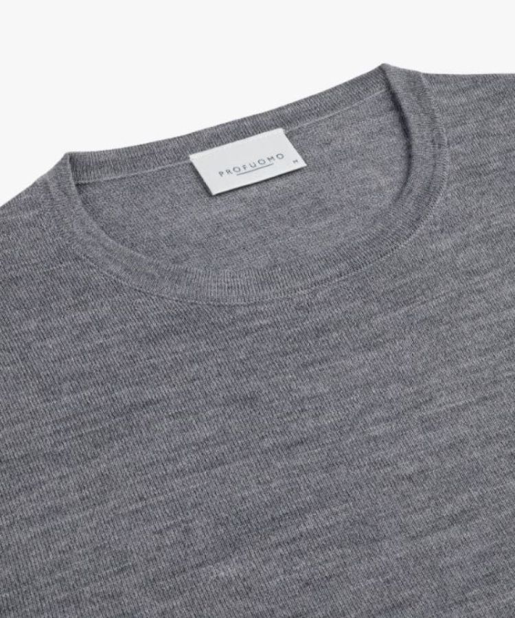 PP2J00011B PULLOVER CREW NECK GREY C Grey