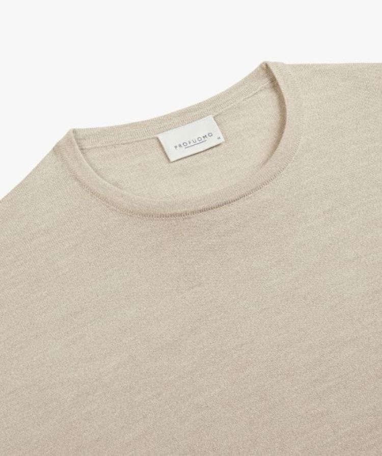 PP2J00011D PULLOVER CREW NECK BEIGE F Beige