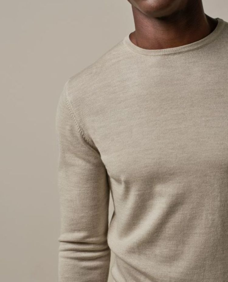 PP2J00011D PULLOVER CREW NECK BEIGE F Beige