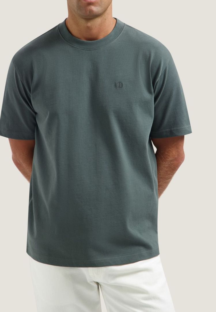 COLLIN SS TEE 569 grey Green