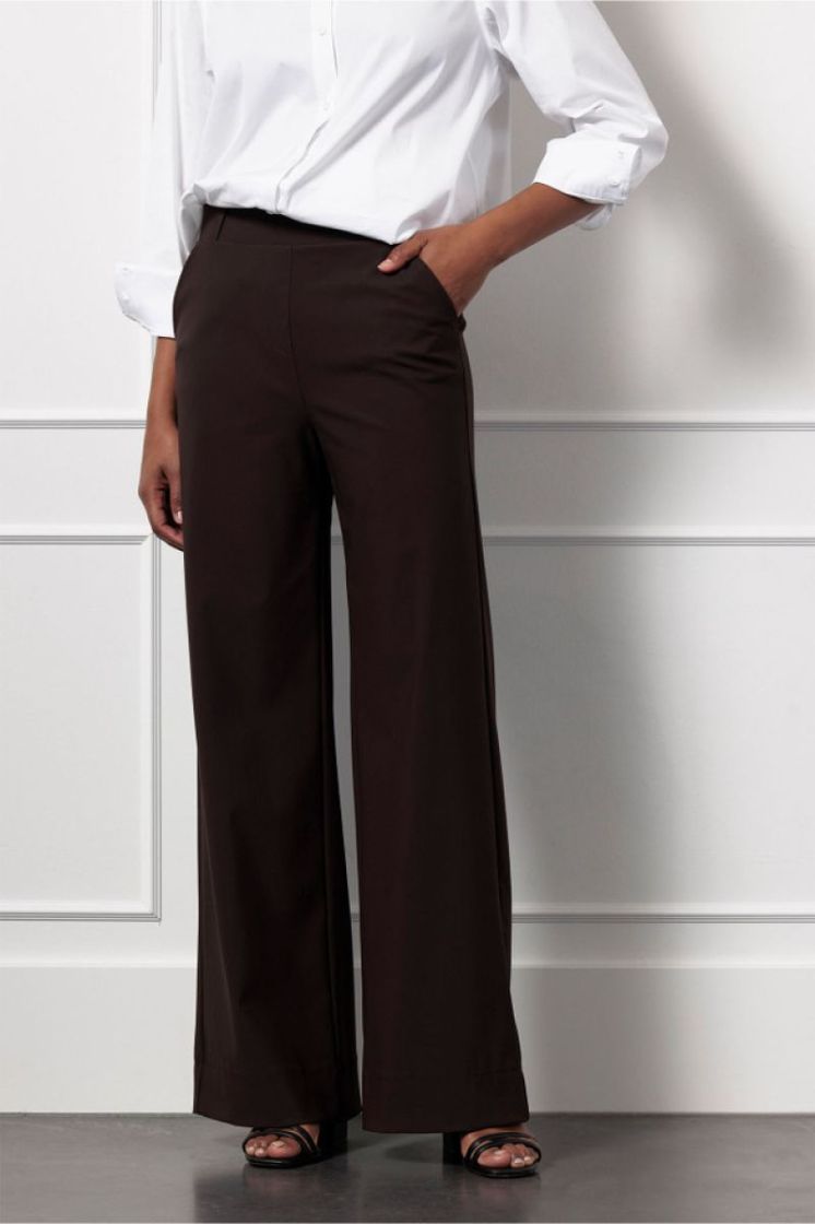 bonded trousers 8700 espresso