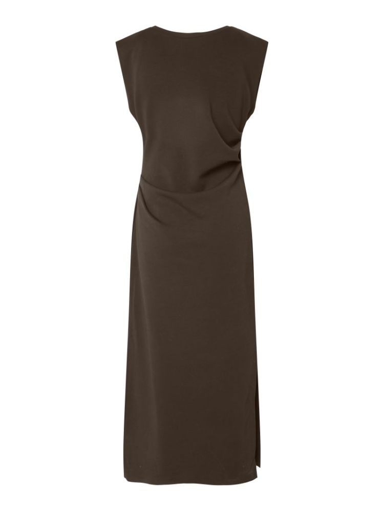 YASPINA SL LONG DRESS 298838 Chocolat