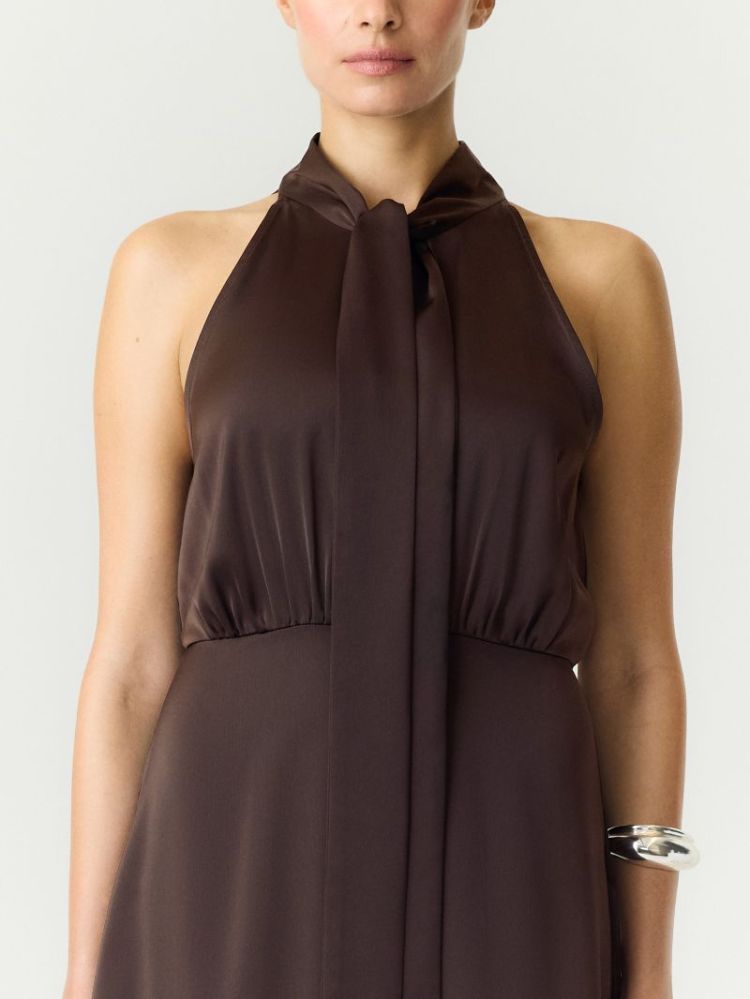 YASTHEA SL MAXI DRESS S.  229437 Coffee B