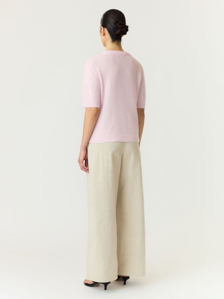 YASJOHI SS WOOL BLEND PULLOVER 258159 Pale Lil