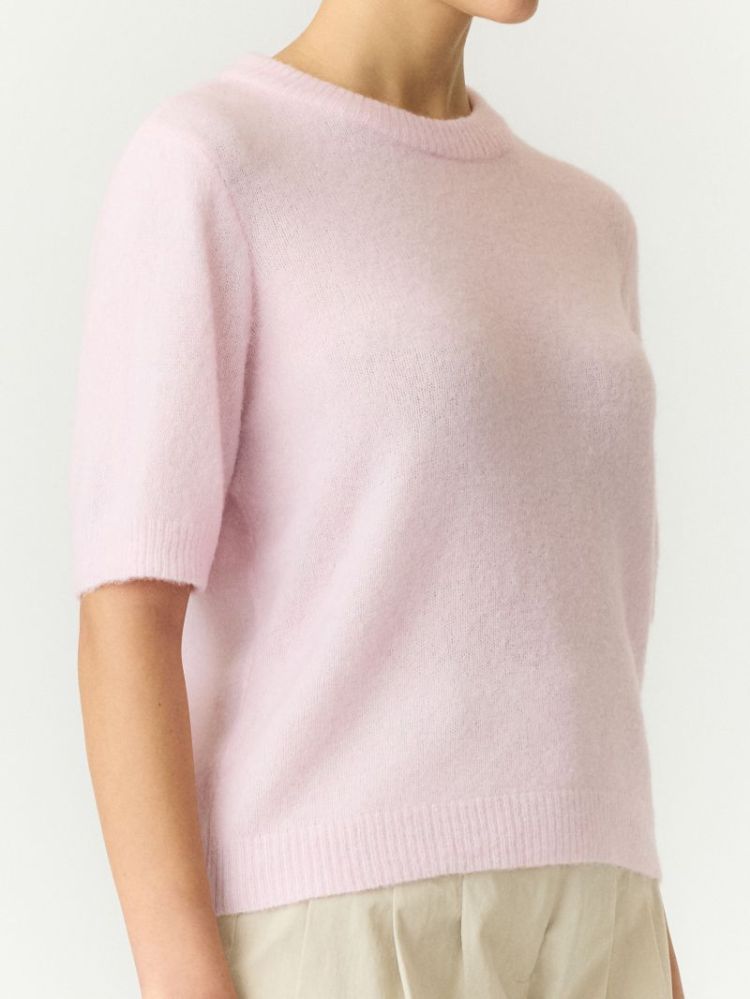 YASJOHI SS WOOL BLEND PULLOVER 258159 Pale Lil
