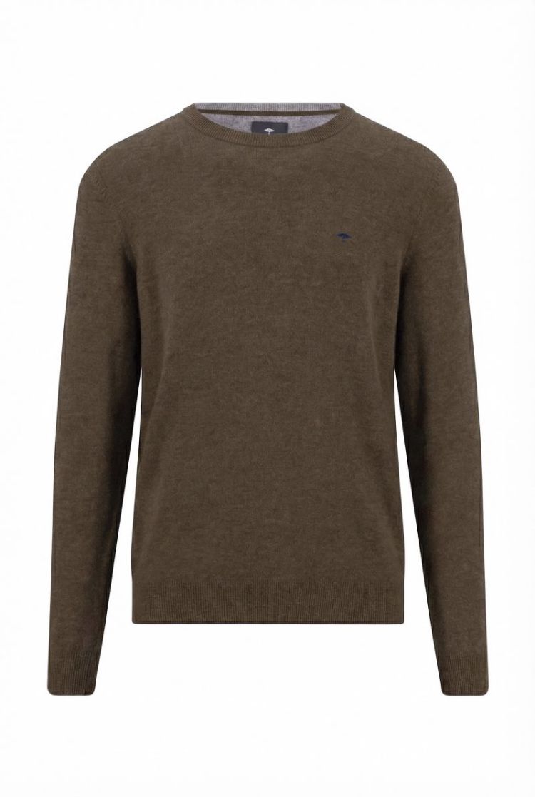 O-Neck. Merino Cashmere 866 soil