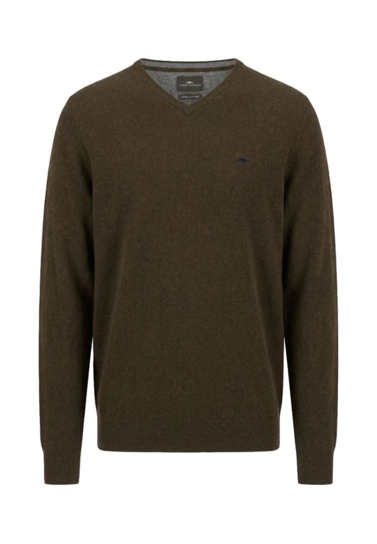 V-Neck. Merino Cashmere 866 soil