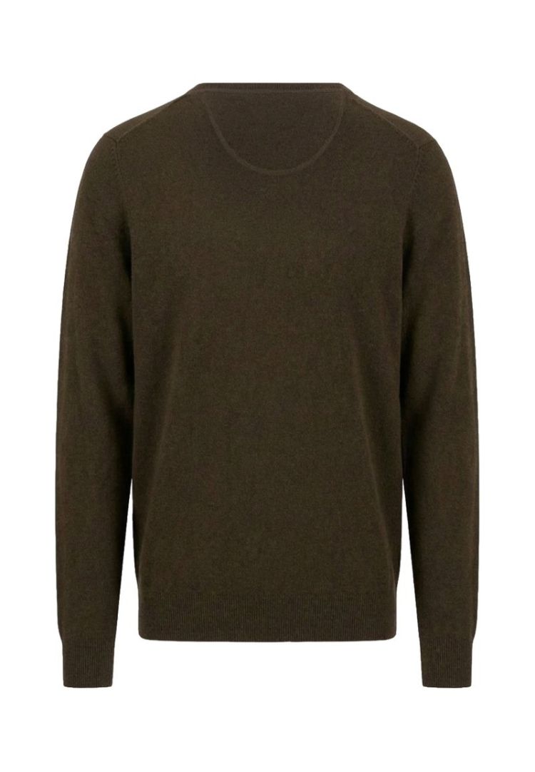 V-Neck. Merino Cashmere 866 soil