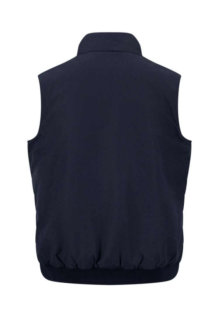 melange vest 688 dark navy