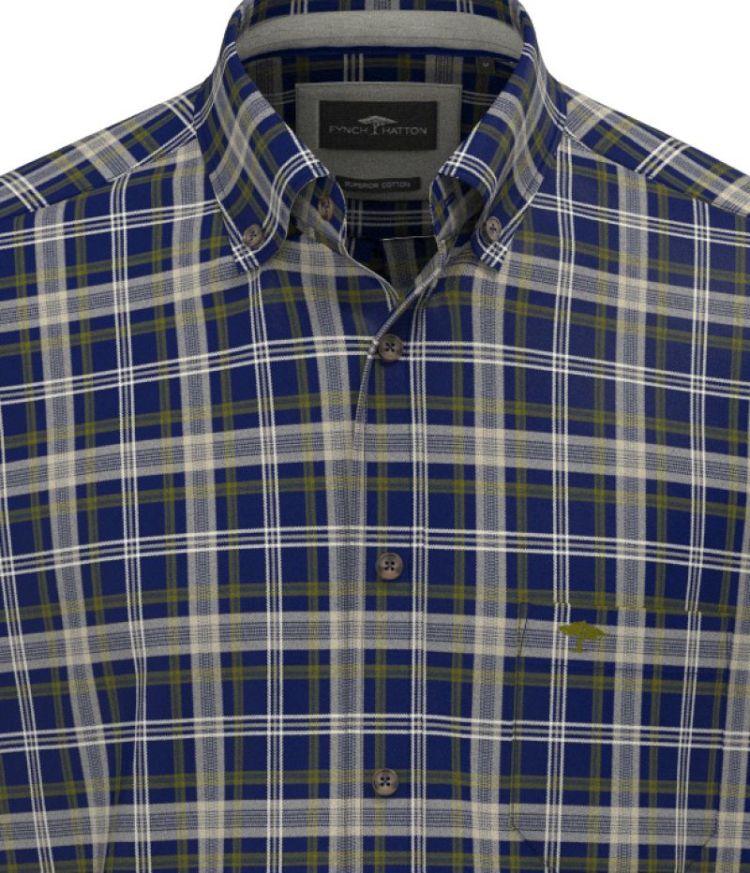 Herringbone Check. B.D.. 1-1 661 ink blue
