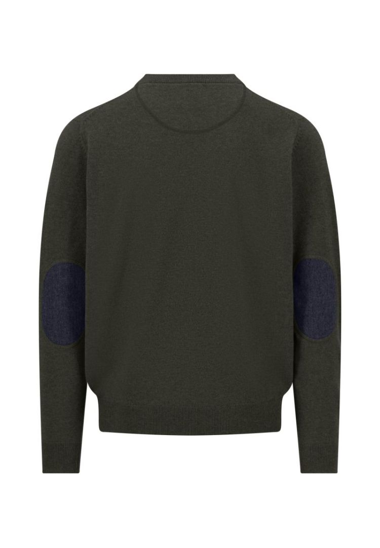 O-Neck. Lambswool*RWS 749 cypress