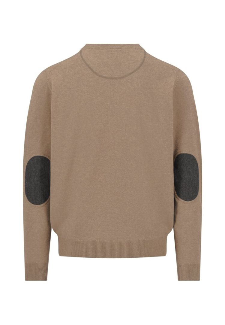 O-Neck. Lambswool*RWS 864 taupe