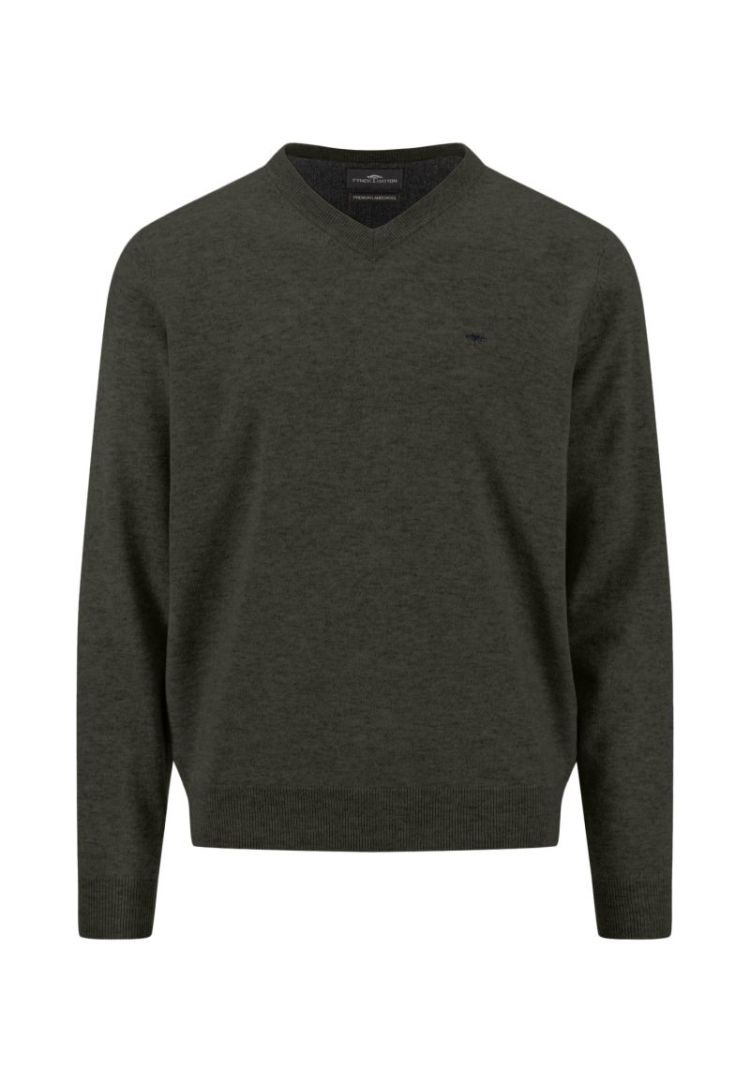 V-Neck. Lambswool*RWS 749 cypress