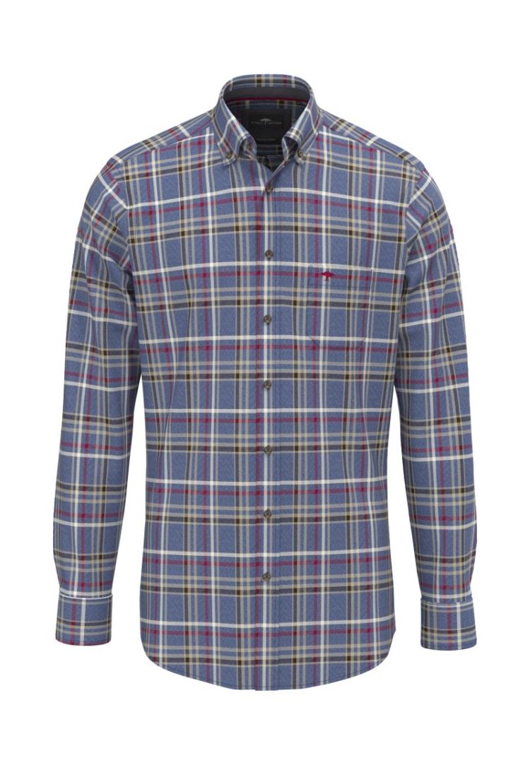 Premium Melange Check. B.D.. 1-1 661 ink blue