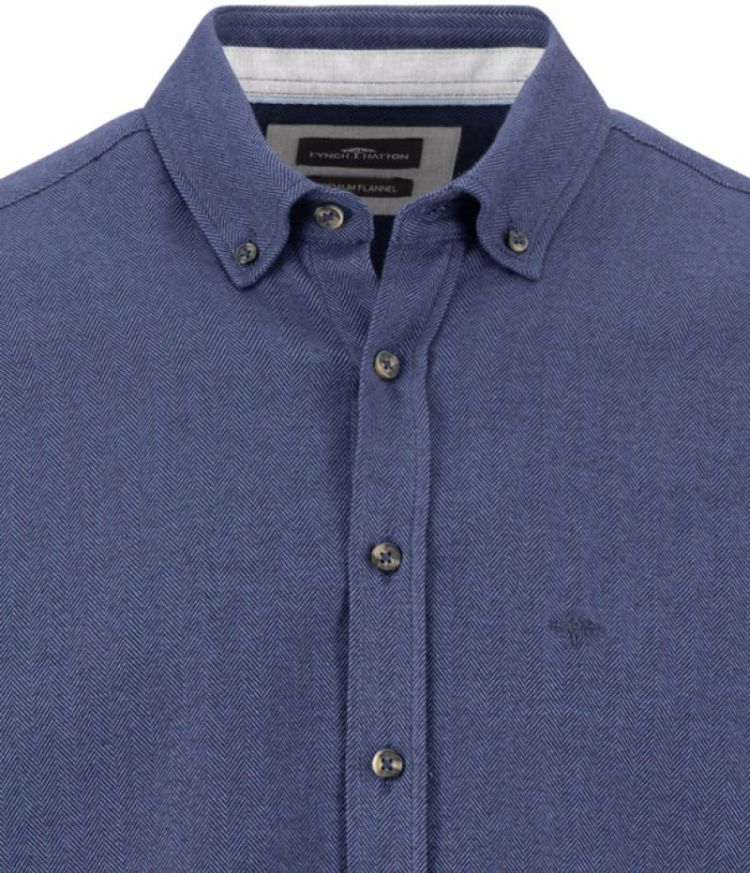 Essential Herringbone. B.D..1-1 685 navy