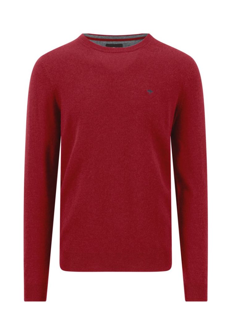 O-Neck. Merino Cashmere 346 brick