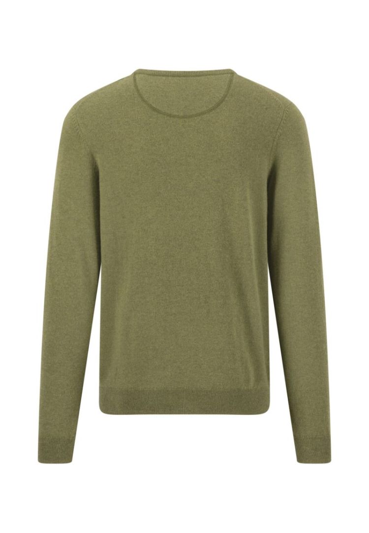 O-Neck. Merino Cashmere 748 moss