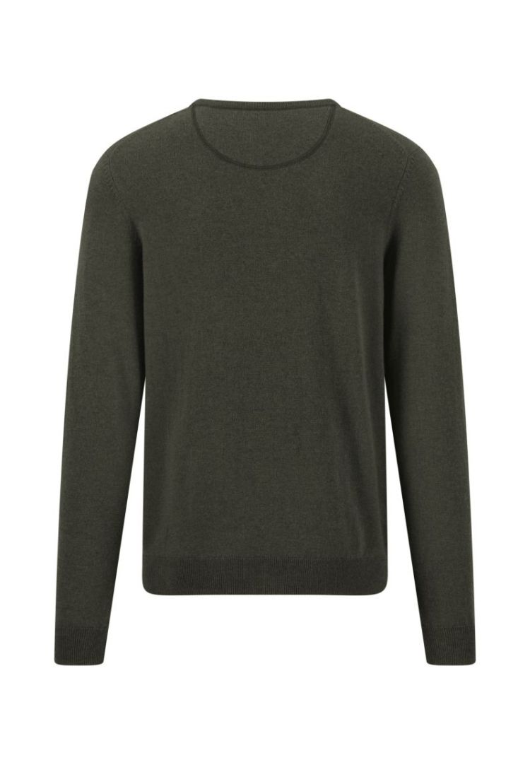 O-Neck. Merino Cashmere 749 cypress