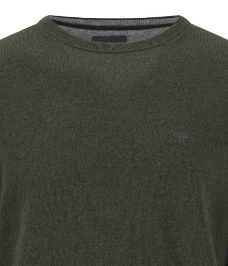 O-Neck. Merino Cashmere 749 cypress