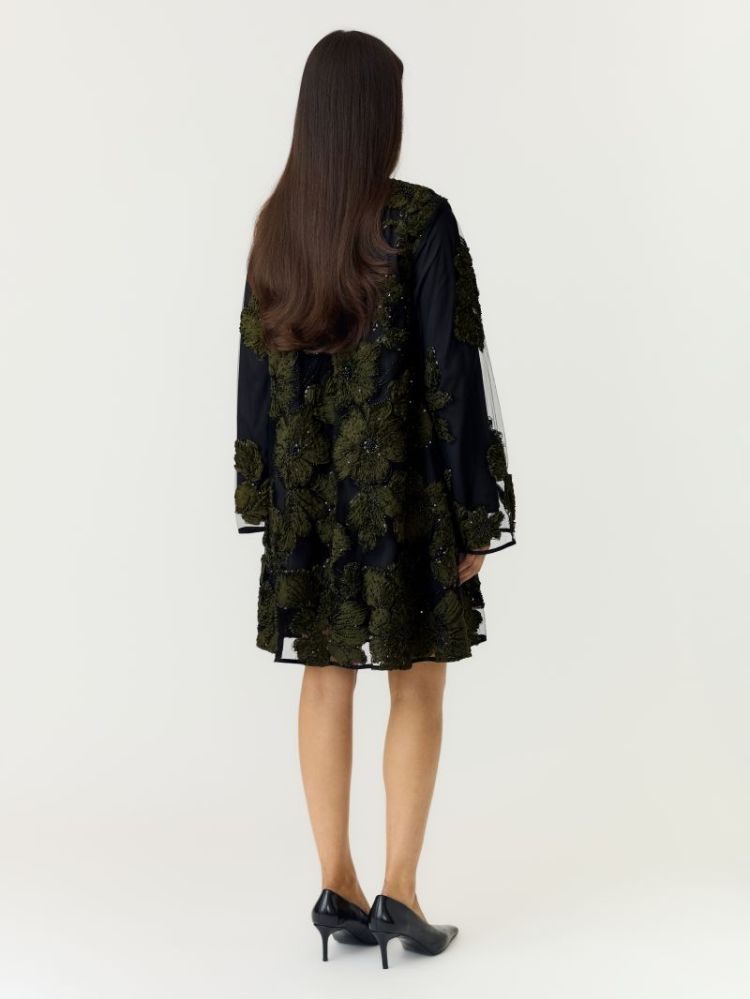 YASFLOUING LS DRESS  190939 Black