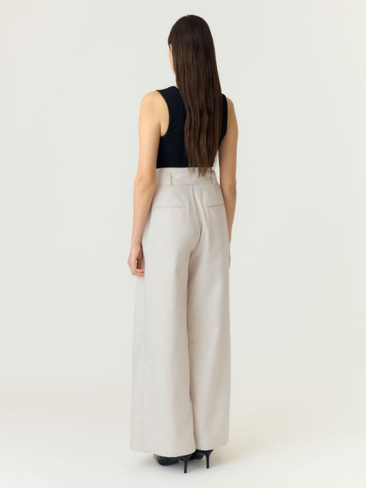 YASALIKKA HW BELTED PANT S. 208930001 Prist