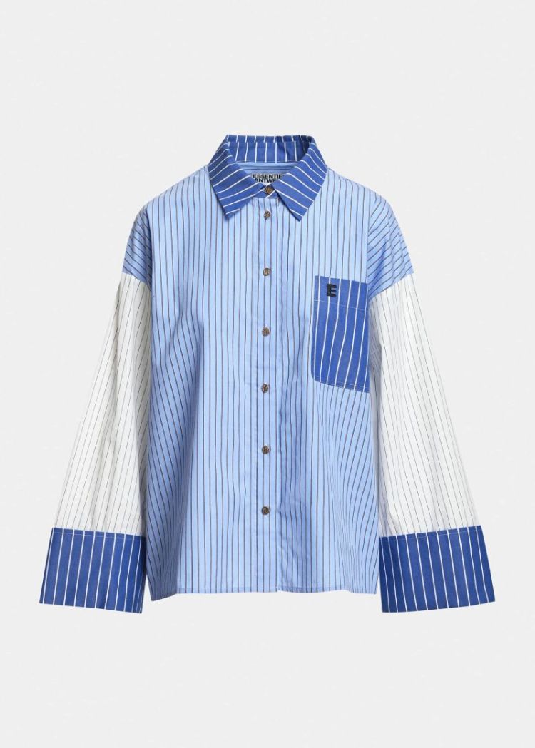 fabric mix cropped shirt k1sk C1sky