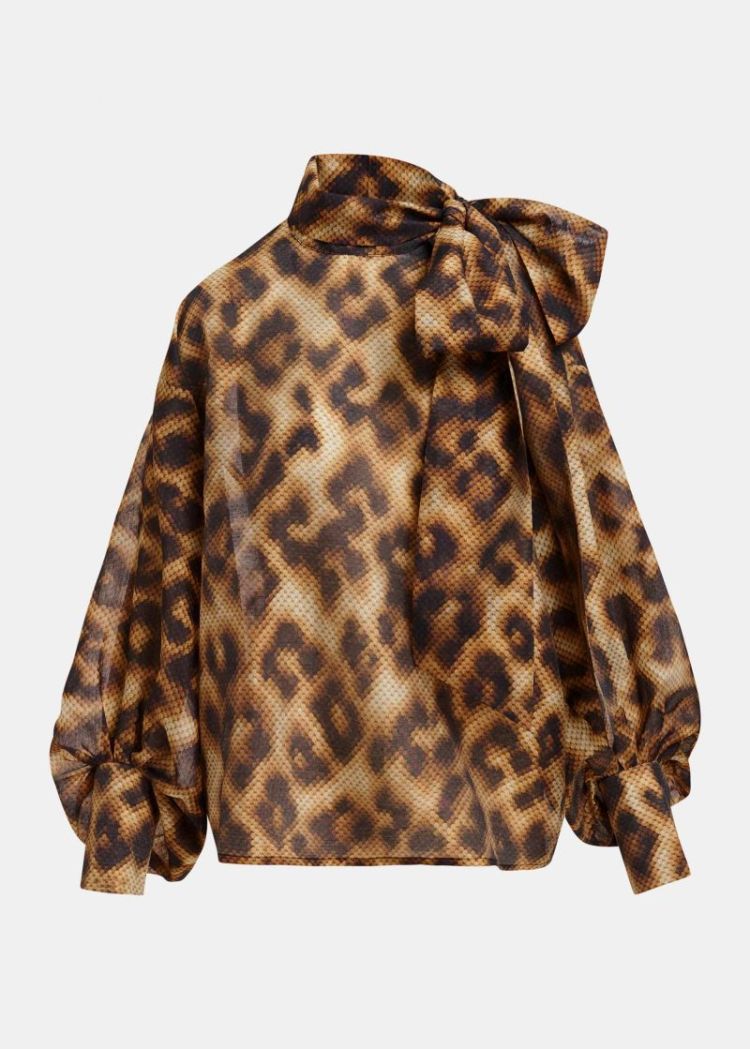 pussy bow tie top k1bw C1brown su