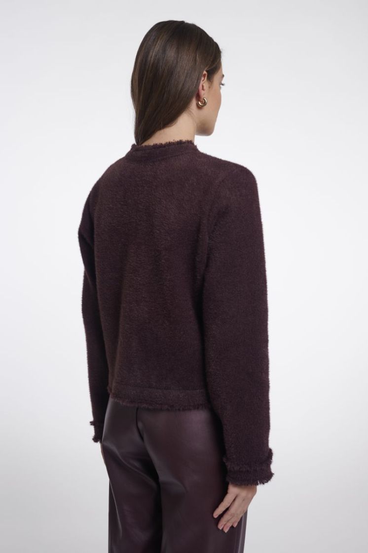 Jacket with fringe details Fudge cloak 