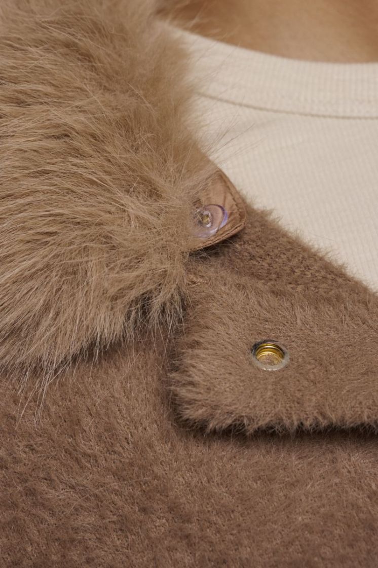 Jacket with detachable collar Toast