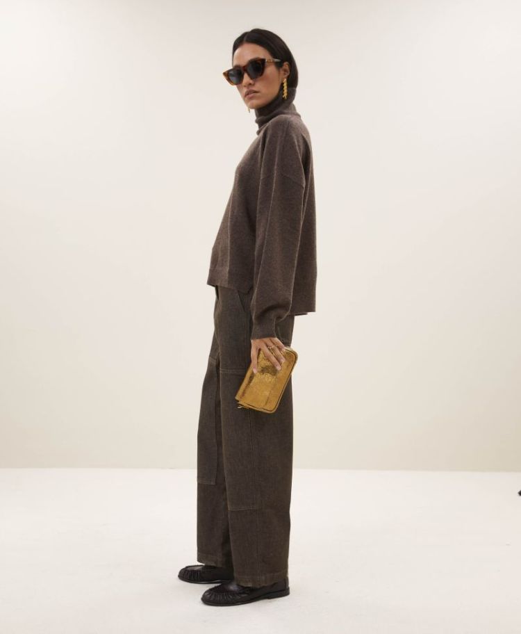 JENNA WORKER JEANS 785 dark brown