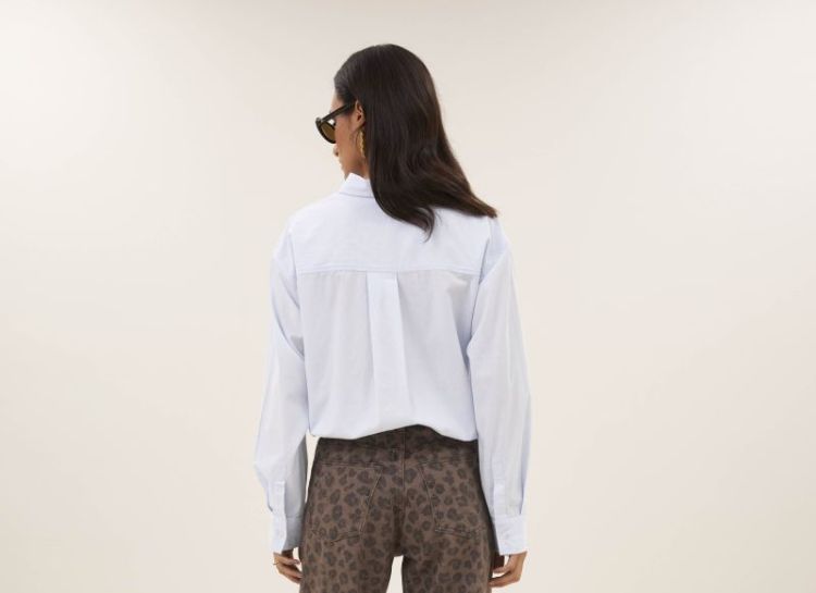 LISE CHAMBRAY BLOUSE 650 light blue