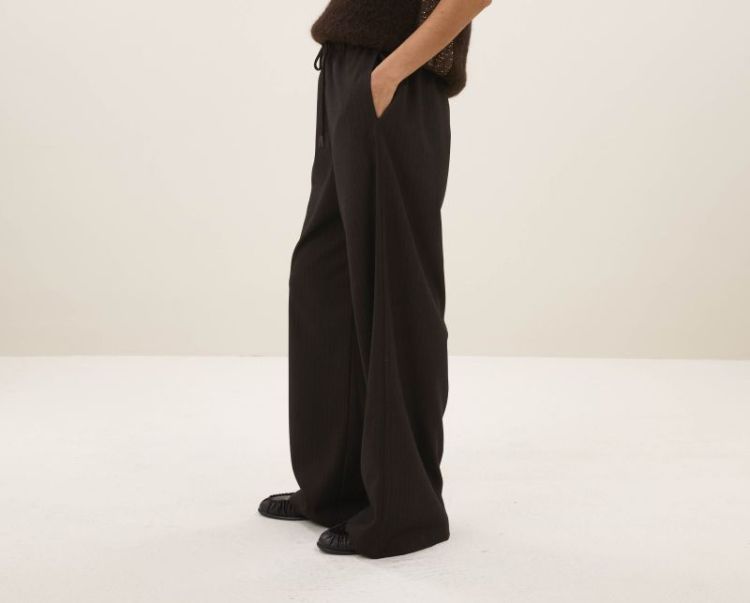 PELLE PINSTRIPE PANTS 1728 brown pins