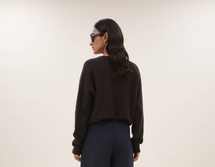 POLLY PULLOVER 787 deep brown